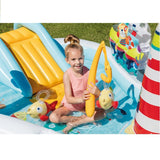 NNEDSZ  Fishing Fun Play Center Inflatable Kiddie Pool 57162NP