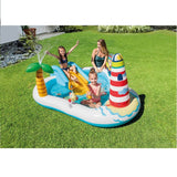 NNEDSZ  Fishing Fun Play Center Inflatable Kiddie Pool 57162NP