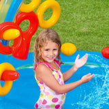 NNEDSZ Inflatable Kids Rainbow Ring Water Play Center Kids AU 57453NP