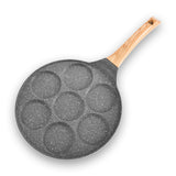 NNEDSZ 7 hole Frying Pot Pan Non-stick Egg Pancake Steak Hamburg Omelet Pan Tools AU