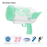 NNEDSZ Electric Bubble Gun Machine Soap Bubbles Kids Adults Summer Outdoor Playtime Toy