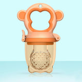 NNEDSZ 2 X Newborn Baby Food Fruit Nipple Feeder Pacifier Safety Silicone Feeding Tool Blue