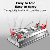 NNEDSZ BBQ Grill Barbecue Set Charcoal Kabob Stove Portable Foldable Camping Picnic