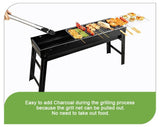 NNEDSZ Foldable Portable BBQ Charcoal Grill Barbecue Camping Hibachi Picnic small
