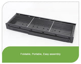 NNEDSZ Foldable Portable BBQ Charcoal Grill Barbecue Camping Hibachi Picnic small