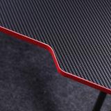NNEDSZ Gaming Desk Desktop PC Computer Desks Desktop Racing Table Office Laptop Home K-Shaped Legs Black