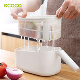 NNEDSZ Vegetable Chopper Spiralizer Vegetable Slicer Dicer Onion Food Cutter Home Use Grey