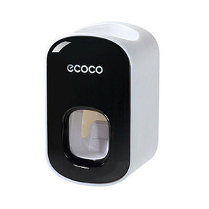NNEDSZ Wall mount auto ands Free Toothpaste Dispenser Automatic Toothpaste Squeezer Bathroom Toothpaste Holder Black