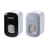 NNEDSZ Wall mount auto ands Free Toothpaste Dispenser Automatic Toothpaste Squeezer Bathroom Toothpaste Holder Grey