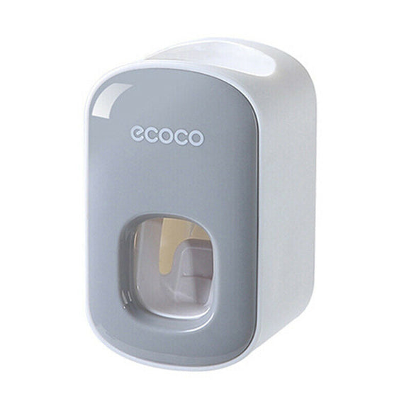 NNEDSZ Wall mount auto ands Free Toothpaste Dispenser Automatic Toothpaste Squeezer Bathroom Toothpaste Holder Grey