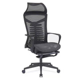 NNEDSZ EGCX-K339L Ergonomic Office Chair Seat Adjustable Height DeMesh Chair Back Support Footrest