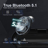 NNEDSZ Wireless Bluetooth 5.1 Earphones Headphones Earbuds Headset