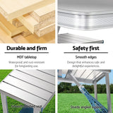 NNEDSZ Folding Camping Table with Stools Set Portable Picnic Outdoor Garden BBQ Setting