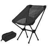 NNEDSZ Ultralight Aluminum Alloy Folding Camping Camp Chair Outdoor Hiking Patio Backpacking Brown