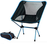 NNEDSZ Ultralight Aluminum Alloy Folding Camping Camp Chair Outdoor Hiking Patio Backpacking Brown