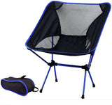 NNEDSZ Ultralight Aluminum Alloy Folding Camping Camp Chair Outdoor Hiking Patio Backpacking Brown