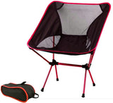 NNEDSZ Ultralight Aluminum Alloy Folding Camping Camp Chair Outdoor Hiking Patio Backpacking Brown