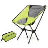 NNEDSZ Ultralight Aluminum Alloy Folding Camping Camp Chair Outdoor Hiking Patio Backpacking Brown