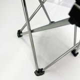 NNEDSZ Mini Portable Outdoor Folding Stool Camping Fishing Picnic Chair Seat 80kg Black