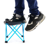 NNEDSZ Mini Portable Outdoor Folding Stool Camping Fishing Picnic Chair Seat 80kg Blue