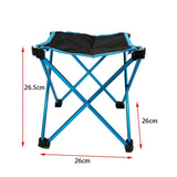 NNEDSZ Mini Portable Outdoor Folding Stool Camping Fishing Picnic Chair Seat 80kg Blue