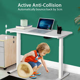 NNEDSZ Standing Desk Height Adjustable Sit Stand Motorised Dual Black Motors Frame Top