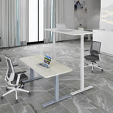 NNEDSZ Standing Desk Height Adjustable Sit Stand Motorised Single Motor Frame Only Black