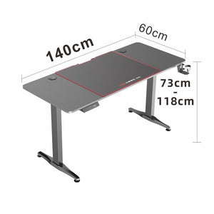 NNEDSZ Gaming Standing Desk Home Office Lift Electric Height Adjustable Sit To Stand Motorized Standing Desk 1460