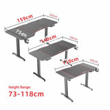 NNEDSZ Gaming Standing Desk Home Office Lift Electric Height Adjustable Sit To Stand Motorized Standing Desk 1675