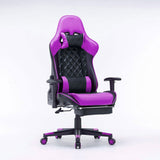 NNEDSZ Gaming Chair Ergonomic Racing chair 165° Reclining Gaming Seat 3D Armrest Footrest Black Green