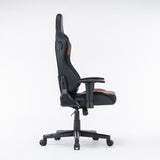 NNEDSZ 7 RGB Lights Bluetooth Speaker Gaming Chair Ergonomic Racing chair 165° Reclining Gaming Seat 4D Armrest Footrest Black Red