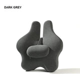 NNEDSZ Orthopedic Memory Foam Seat Cushion Support Back Pain Chair Pillow Car Office Light Grey