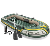 NNEDSZ Seahawk 3 Person Inflatable Boat Fishing Boat Raft Set 68380NP AU