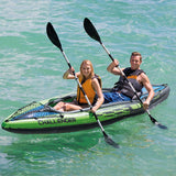 NNEDSZ Sports Challenger K2 Inflatable Kayak 2 Seat Floating Boat Oars River/Lake 68306NP