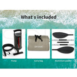 NNEDSZ Sports Challenger K2 Inflatable Kayak 2 Seat Floating Boat Oars River/Lake 68306NP