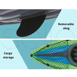 NNEDSZ Sports Challenger K2 Inflatable Kayak 2 Seat Floating Boat Oars River/Lake 68306NP
