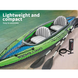 NNEDSZ Sports Challenger K2 Inflatable Kayak 2 Seat Floating Boat Oars River/Lake 68306NP