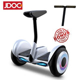 NNEDSZ JDOO 10 INCH PRO Hoverboard with Bluetooth Speaker and LED Lights S- Electric Self Balancing Transporter WHITE AU