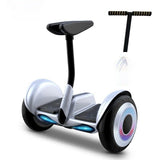 NNEDSZ JDOO 10 INCH PRO Hoverboard with Bluetooth Speaker and LED Lights S- Electric Self Balancing Transporter WHITE AU
