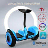 NNEDSZ JDOO 10 INCH PRO Hoverboard with Bluetooth Speaker and LED Lights S- Electric Self Balancing Transporter WHITE AU