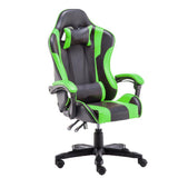 NNEDSZ Gaming Chair Office Computer Seating Racing PU Executive Racer Recliner Large Blue