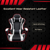 NNEDSZ Gaming Chair Office Computer Seating Racing PU Executive Racer Recliner Large Green