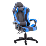 NNEDSZ Gaming Chair Office Computer Seating Racing PU Executive Racer Recliner Large Black Red