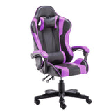 NNEDSZ Gaming Chair Office Computer Seating Racing PU Executive Racer Recliner Large Black Red