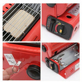 NNEDSZ Portable Butane Gas Heater Camping Camp Tent Outdoor Hiking Camper Survival Red AU