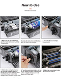 NNEDSZ Portable Gas BBQ Stove with PRO Grill Plate Outdoor Barbecue Cooking Burner Kit Butane Camping