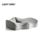 NNEDSZ Premium Memory Foam Seat Cushion Coccyx Orthopedic Back Pain Relief Chair Pillow Office Dark Grey