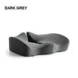NNEDSZ Premium Memory Foam Seat Cushion Coccyx Orthopedic Back Pain Relief Chair Pillow Office Light Grey