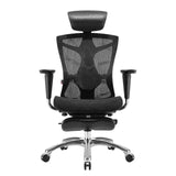 NNEDSZ Ergonomic Office Chair V1 4D Adjustable High-Back Breathable With Footrest And Lumbar Support Grey