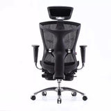 NNEDSZ Ergonomic Office Chair V1 4D Adjustable High-Back Breathable With Footrest And Lumbar Support Grey